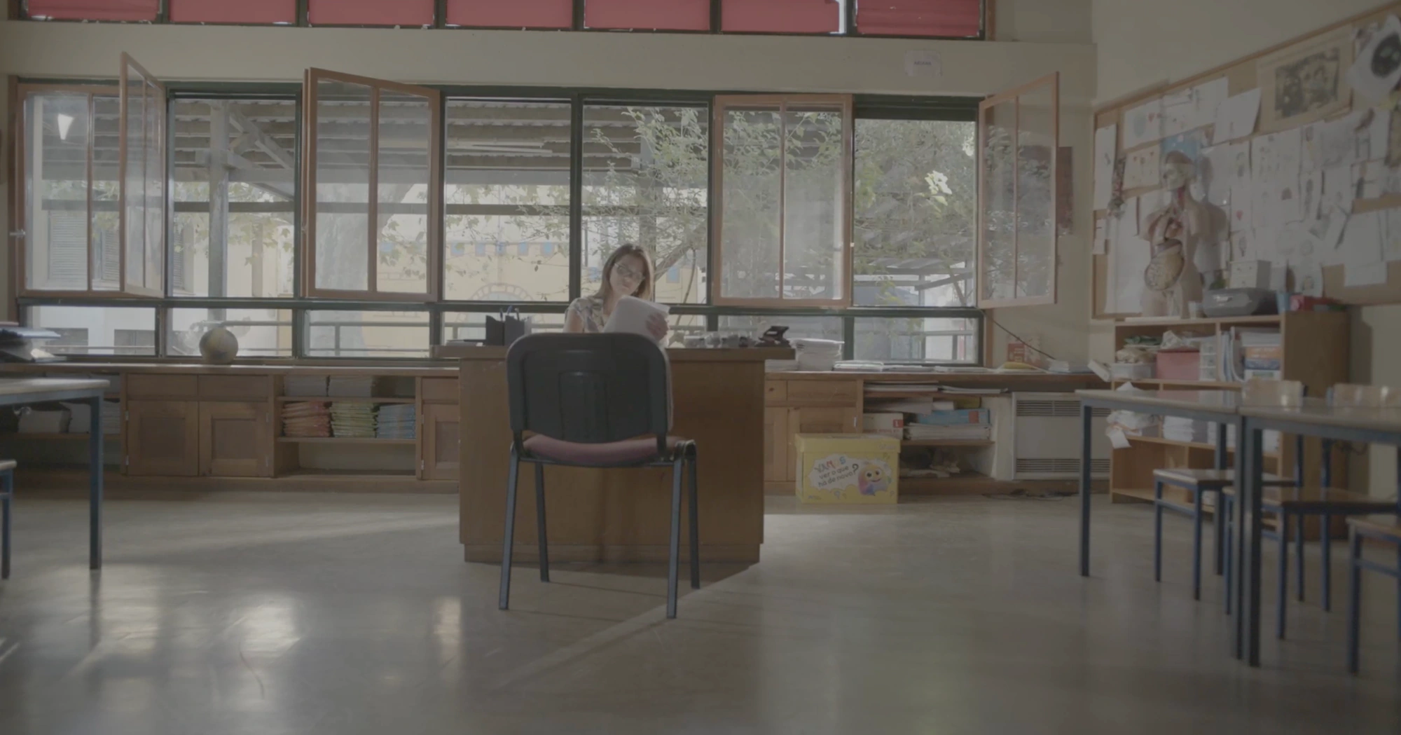 Sensitive Matter · classroom still